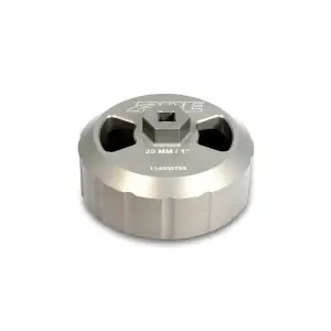 Pacific Performance Engineering - 114000759 | PPE Performance Oil Filter Socket Hard Anodized Billet Aluminum - 93mm 15F
