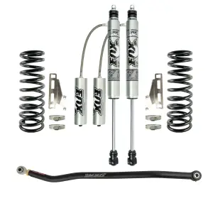 Thuren Fabrication - FOXREMFK-RARAM-2H3 | Thuren Fabrication Fox 2.0 Remote Reservoir Front Leveling Kit For Ram 2500 / Ram Power Wagon / Ram 3500 | 1.5 - 3 Inch Lift