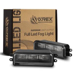AlphaREX - 210018 | AlphaRex DoubleTap Dual Color LED Projector Fog Lights for Toyota Tacoma/Tundra/Sequoia/4Runner
