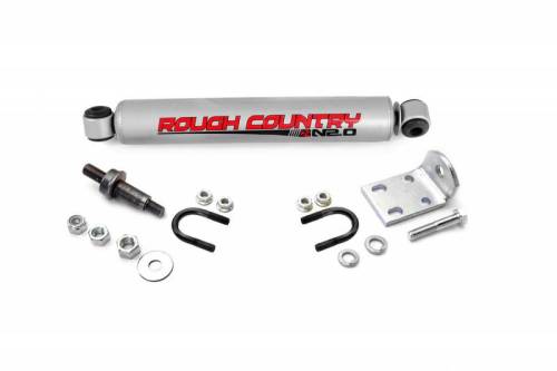Rough Country - 8732430 | N3 Steering Stabilizer | Chevy/GMC S10 Blazer/S10 Truck/S15 Jimmy/Sonoma (82-04)