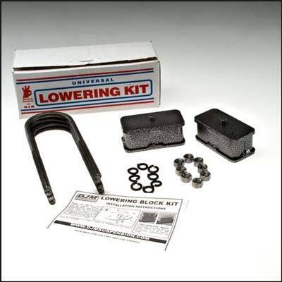 DJM Suspension - SB2400-2 | DJM Suspension 2 Inch Rear Block & U Bolt Kit (2004-204 Colorado, Canyon 2WD)