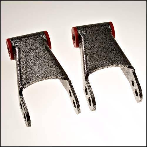 DJM Suspension - SH1015-2 | DJM Suspension 2 Inch Rear Lowering Shackles (1987-1998 F250, F350 Pickup 2WD)