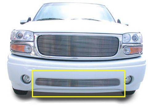 T-Rex Billet - 25179 | T-Rex Billet Series Bumper Grille | Horizontal | Aluminum | Polished | 1 Pc | Bolt-On