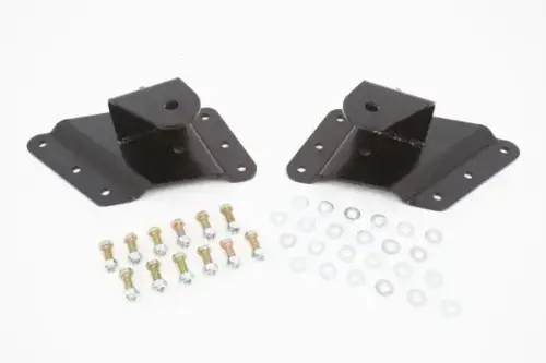McGaughys Suspension Parts - 33086 | McGaughys 3 Inch Rear Drop Hangers 2002-2010 GM 2500/3500 Trucks 2WD/4WD