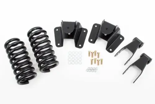 McGaughys Suspension Parts - 33149 | McGaughys 2 Inch Front / 4 Inch Rear Lowering Kit 1973-1987 GM C10 Truck 2WD