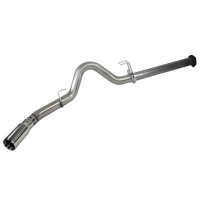 Afe - Advance Flow Engineering - 49-13028 | AFE Power Large Bore-HD 4 IN 409 Stainless Steel DPF-Back Exhaust System (2011-2014 F250, F350 Super Duty V8-6.7L td)