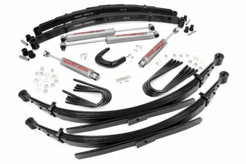 Rough Country - 19530 | 4 Inch GM Suspension Lift Kit w/ Premium N3 Shocks (52 Inch Rear Springs)