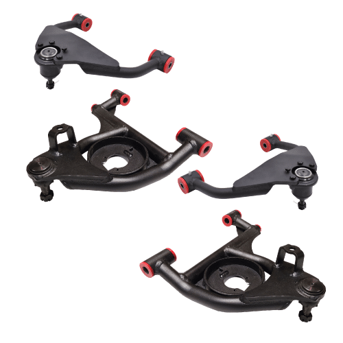 DJM Suspension - CA2599-5 | DJM Suspension 5 Inch Upper and Lower Control Arms (1999-2006 2007 Classic Silverado, Sierra 1500 2WD)