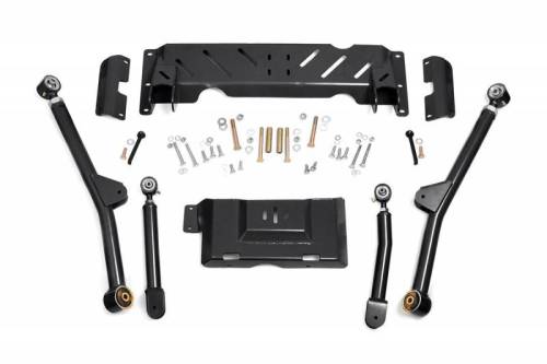 Rough Country - 68900U | 61600U | Rough Country Long Arm Upgrade Kit (1984-2001 Cherokee XJ 4WD | NP231)