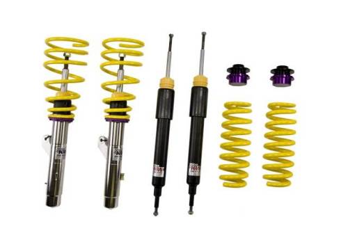 KW Suspension - 10220062 | KW V1 Height Adjustable Coilover Kit with Pre-Set Damping