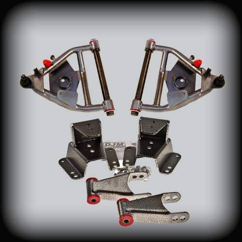 DJM Suspension - DJM2456-34 | DJM Suspension 3 Inch Front / 4 Inch Rear Lowering Kit for 1973-1987 C10 Pickup 2WD (Shocks Included)