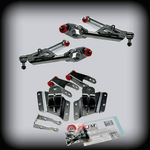 DJM Suspension - DJM2001-34 | DJM Suspension 3 Inch Front / 4 Inch Rear Lowering Kit for 1999-2006 Silverado, Sierra 1500 2WD/4WD | Torsion Bar Front Suspension (Shocks Included)
