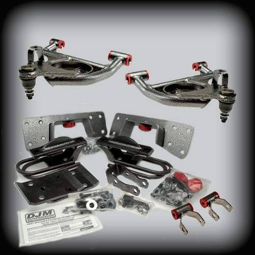 DJM Suspension - DJM2599-35 | DJM Suspension 3 Inch Front / 5 Inch Rear Lowering Kit for 1999-2006 Silverado, Sierra 1500 2WD (Shocks Included)