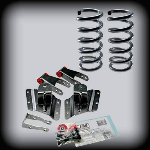 DJM Suspension - DJM2399-24 | DJM Suspension 2 Inch Front / 4 Inch Rear Lowering Kit for 1999-2002 Durango 2WD (Shocks Included)