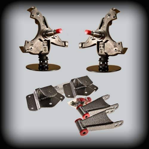 DJM Suspension - DJM2029-23-1 | DJM Suspension 2 Inch Front / 3 Inch RearLowering Kit for 1992-1999 Suburban 2WD | 1995-1999 Tahoe 4 Door 2WD (Shocks Included)