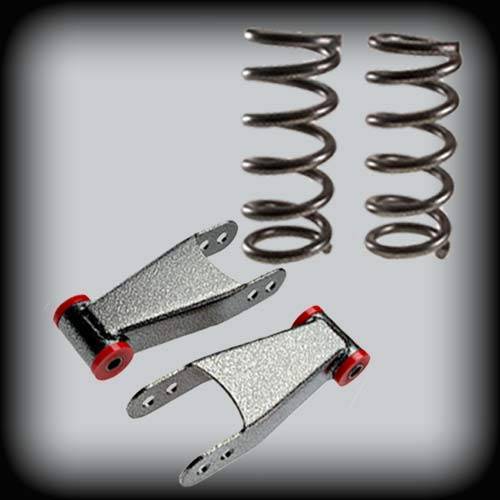 DJM Suspension - DJM2351-22 | DJM Suspension 2 Inch Front / 2 Inch Rear Lowering Kit for 1988-1998 C1500 Pickup 2WD (Shocks Included)