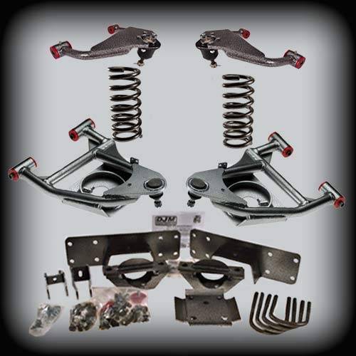 DJM Suspension - DJM3097-46 | DJM Suspension 4 Inch Front / 6 Inch Rear Lowering Kit for 1997-2003 F150 Pickup 2WD (Shocks Included)