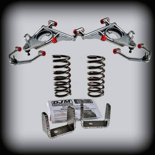 DJM Suspension - DJM3098-45 | DJM Suspension 4 Inch Front / 5 Inch Rear Lowering Kit for 1998-2010 Ranger 2WD (Shocks Included)
