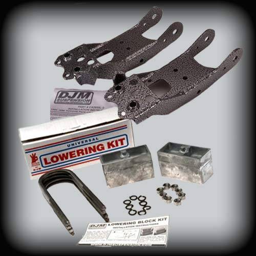 DJM Suspension - DJM2855-33 | DJM Suspension 3 Inch Front / 3 Inch Rear Lowering Kit for 1988-1996 Pickup 2WD (Shocks Included)