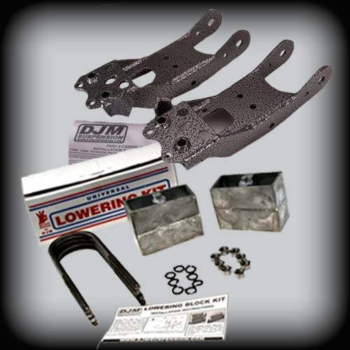 DJM Suspension - DJM2855-34 | DJM Suspension 3 Inch Front / 4 Inch Rear Lowering Kit for 1988-1996 Pickup 2WD (Shocks Included)