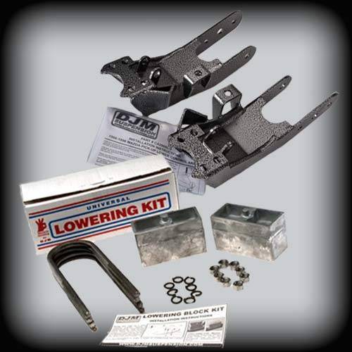 DJM Suspension - DJM2955-33 | DJM Suspension 3 Inch Front / 3 Inch Rear Lowering Kit for 1986-1993 Pickup 2WD (Shocks Included)