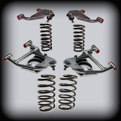 DJM Suspension - DJM3197-44 | DJM Suspension 4 Inch Front / 4 Inch Rear Lowering Kit for 1997-2002 Expedition 2WD (Shocks Included)