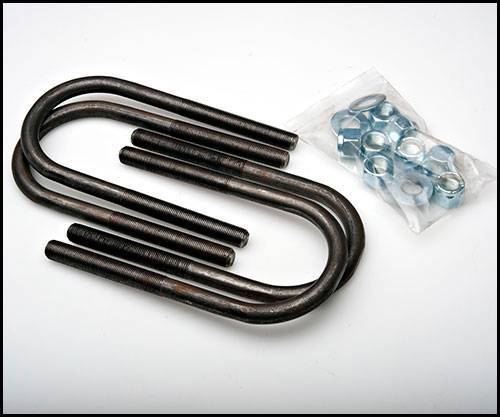 DJM Suspension - FK1025UBK | DJM Suspension Replacement U-Bolt Set for 3 inch Axle Diameter