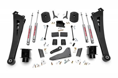 Rough Country - 396.20 | Rough Country 5 Inch Lift Kit RR Air Bags | Ram 2500 4WD (2014-2018)