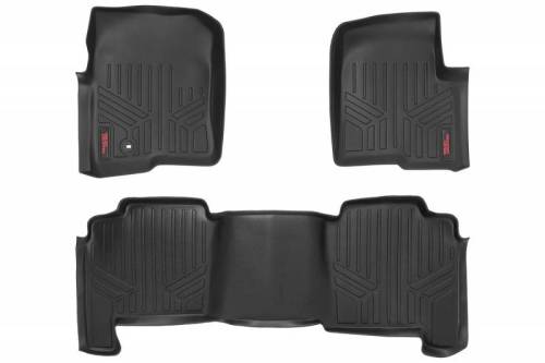 Rough Country - M-50412 | Rough Country Floor Mats For Ford F-150 2WD/4WD (2004-2008) | First & Second Row