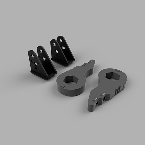 Traxda - 405020 | Traxda 2-3 Inch Front Suspension Leveling Kit (2001-2010 Silverado, Sierra 2500 HD, 3500 HD 2WD/4WD)