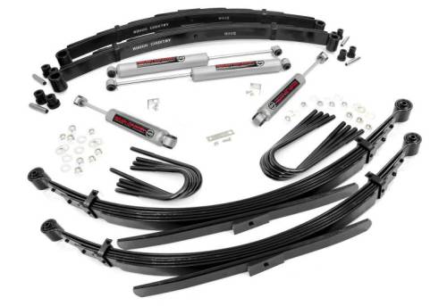 Rough Country - 18530 | 2 Inch GM Suspension Lift Kit w/ Premium N3 Shocks (52 Inch Rear Springs)