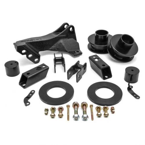 ReadyLIFT Suspensions - 66-2726 | ReadyLift 2.5 Inch Front Leveling Kit With Track Bar Relocation Bracket For Ford F-250 / F-350 / F-450 Super Duty 4WD