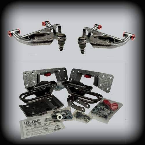 DJM Suspension - DJM2999-46 | DJM Suspension 4 Inch Front / 6 Inch Rear Lowering Kit for 2003-2006 Silverado, Sierra 1500 2WD  (Shocks Included | Crew Cab with Welded Eye Hanger ONLY)