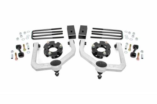 Rough Country - 83400 | Rough Country 3 Inch Nissan Bolt-On Lift Kit | Strut Spacers (2004-2024 Titan 2WD/4WD)