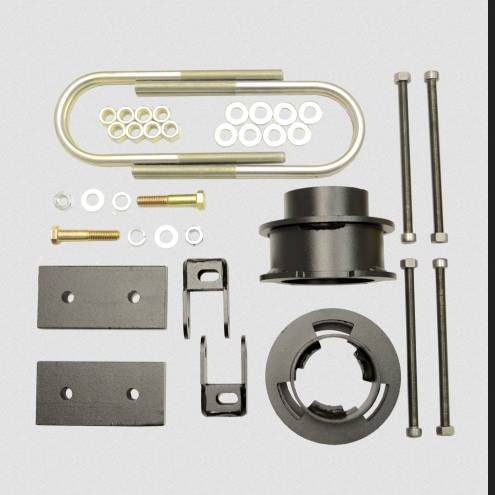 Traxda - 605047 | Traxda 2.5 Inch Front / 1.0 Inch Rear Suspension Lift Kit (2013-2024 Ram 3500 2WD/4WD | Diesel Engine, No Overload)