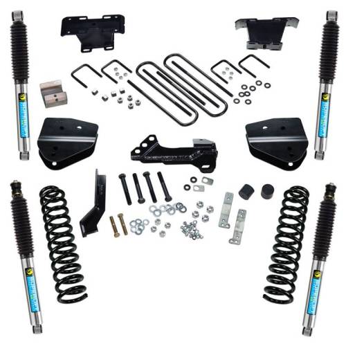 SuperLift - K164B | Superlift 4 Inch Suspension Lift Kit With Bilstein Shocks (2017-2022 F250, F350 Super Duty 4wd | Diesel)