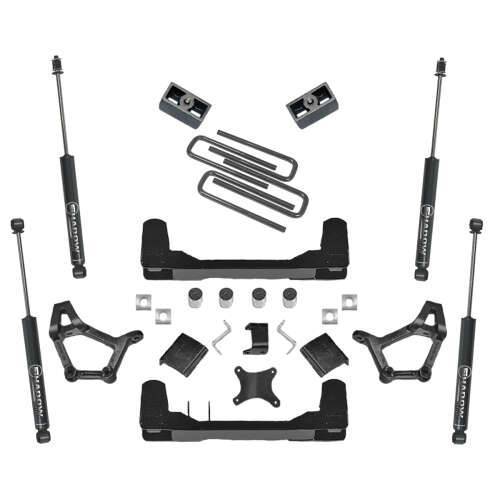 SuperLift - K306 | Superlift 4-5 inch Suspension Lift Kit with Shadow Shocks (1986-1995 Pickup, 4 Runner 4WD)