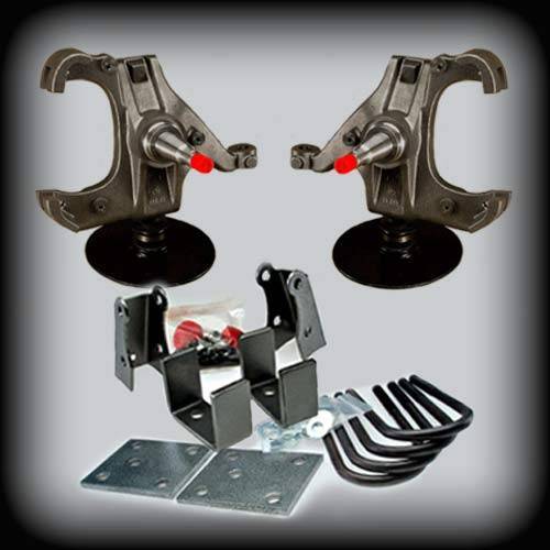 DJM Suspension - DJM2045L-35LTD | DJM Suspension 3 Inch Front / 5 Inch Rear Lowering Kit for 1973-1987 C10 Pickup 2WD with 1.0 Inch Rotors (Shocks Included)