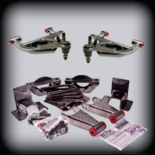 DJM Suspension - DJM2999-34 | DJM Suspension 3 Inch Front / 4 Inch Rear Lowering Kit for 2003-2006 Silverado, Sierra 1500 2WD (Shocks Included | Crew Cab with Welded Eye Hanger ONLY)