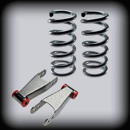 DJM Suspension - DJM2099-22 | DJM Suspension 2 Inch Front / 2 Inch Lowering Kit for 2003-2006 Silverado, Sierra 1500 2WD | Crew Cab ONLY (Shocks Included)