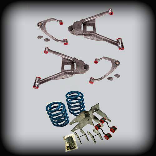 DJM Suspension - DJM2015-34 | DJM Suspension 3 Inch Front / 4 Inch Rear Lowering Kit for 2015-2018 Suburban, Tahoe, Yukon 2WD (Shocks Included)