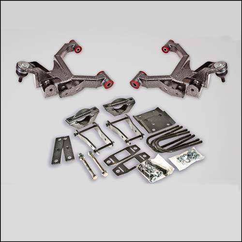 DJM Suspension - DJM2818-35 | DJM Suspension 3 Inch Front / 5 Inch Rear Lowering Kit for 2007-2014 Tundra 2WD (Shocks Included)