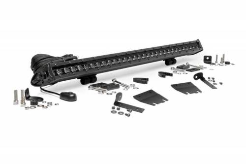 Rough Country - 70054 | Rough Country LED Hood Kit For Jeep Gladiator JT / Wrangler JL | Black Series Light