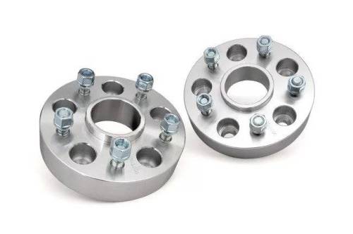 Rough Country - 10085 | Rough Country 2 Inch Wheel Spacers 5x5 For Jeep Gladiator JT/Wrangler JL 4WD