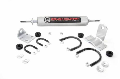 Rough Country - 8735530 | N3 Steering Stabilizer | GMC C15/K15 Truck/C25/K25 Truck/Half-Ton Suburban/Jimmy (69-72)