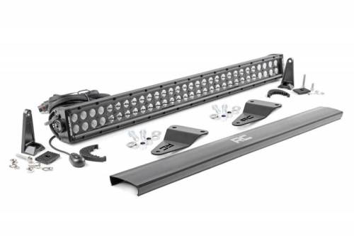 Rough Country - 70786 | Rough Country 30in LED Grille Kit | Black Series Dual Row (2014-2020 4Runner)