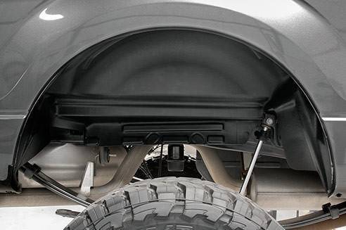 Rough Country - 4509 | Rough Country Ford Rear Wheel Well Liners (09-16 F-250/350 Super Duty)