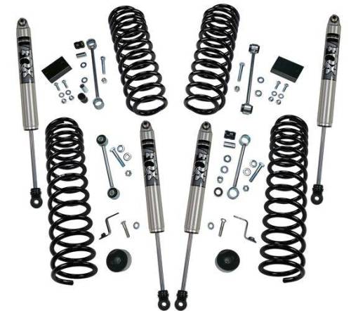 SuperLift - K183F | Superlift 2.5 Inch Suspension Lift Dual Rate Coil Kit With Fox 2.0 Shocks (2018-2025 Wrangler JL Unlimited 4WD)
