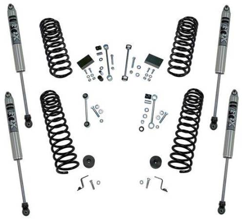 SuperLift - K185F | Superlift 2.5 Inch Dual Rate Coil Spring Suspension Lift Kit With Fox 2.0 Shocks (2018-2025 Wrangler JL 4WD)