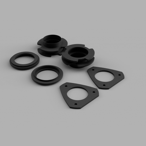 Traxda - 407015 | Traxda 1.75 Inch Front / 1.0 Inch Rear Suspension Lift Kit  (2010-2017 Equinox, Terrain FWD, AWD)